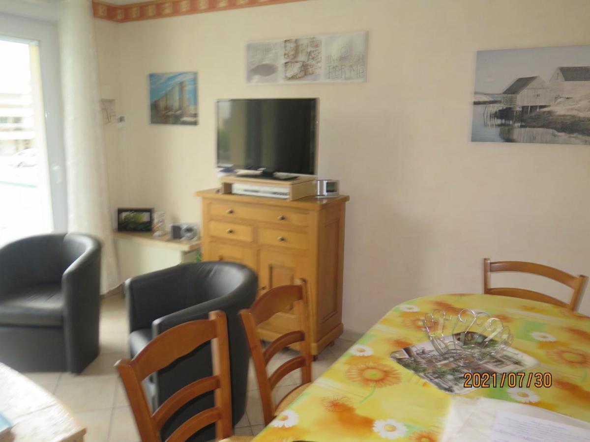 T3 Avec Balcon Plein Sud En Bord De Mer - 50 Ml .2 Chambres Tout Confort, Equipe De Chauffage Electrique Pour Periode Hivernale, Camiers Luaran gambar